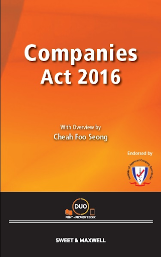Cover Companies Act 2016 + ebook