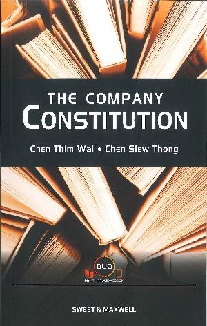 Cover The Company Constitution + ebook